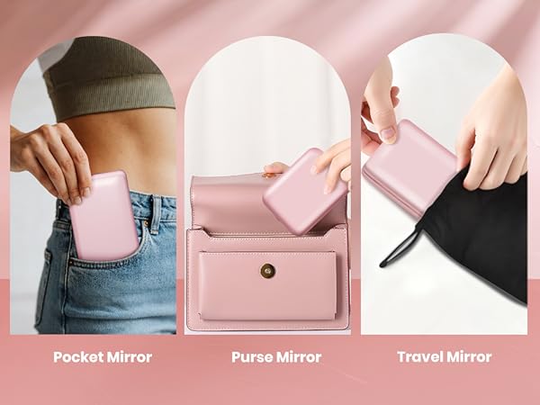 lighted makeup mirror with magnification