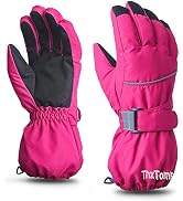 ThxToms Kids Warm Gloves Winter Waterproof Snow Gloves for Ourdoor Sports Snowboard, Toddler Bulk...