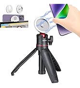 HAFOKO Mini Magnetic Tripod for iPhone 14 13 12 Series,Small Camera Tripod Extendable Smartphone ...