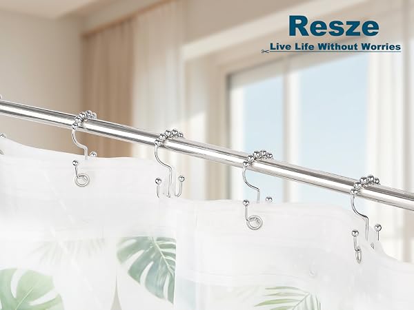shower curtain hooks
