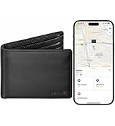 HiWe Wallet for Men with Find My Tracker Built in, Bifold Genuine Leather Wallet, RFID Blocking, ...