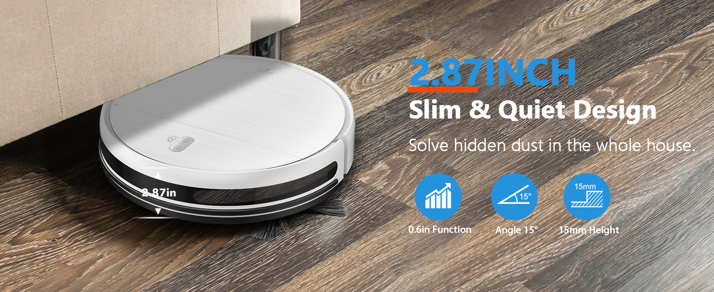 2.87'' slim design,obstacle avoidance