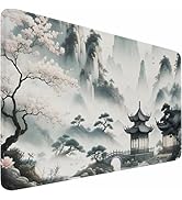 Large Gaming Mouse Pad, 31.5x15.7 inch Large Extended Computer Keyboard Mouse Mat, Water Resist N...