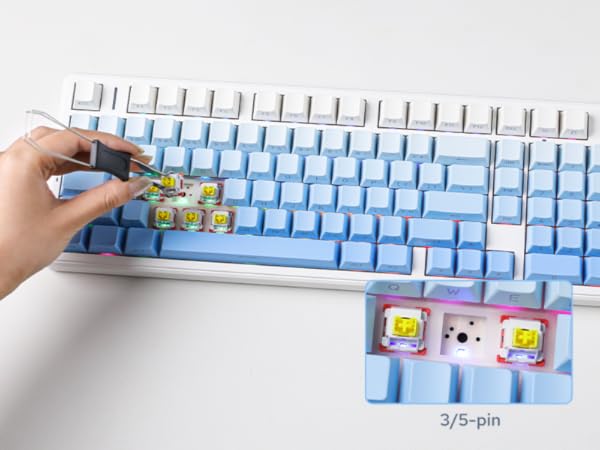 F99 wireless gaming keyboard