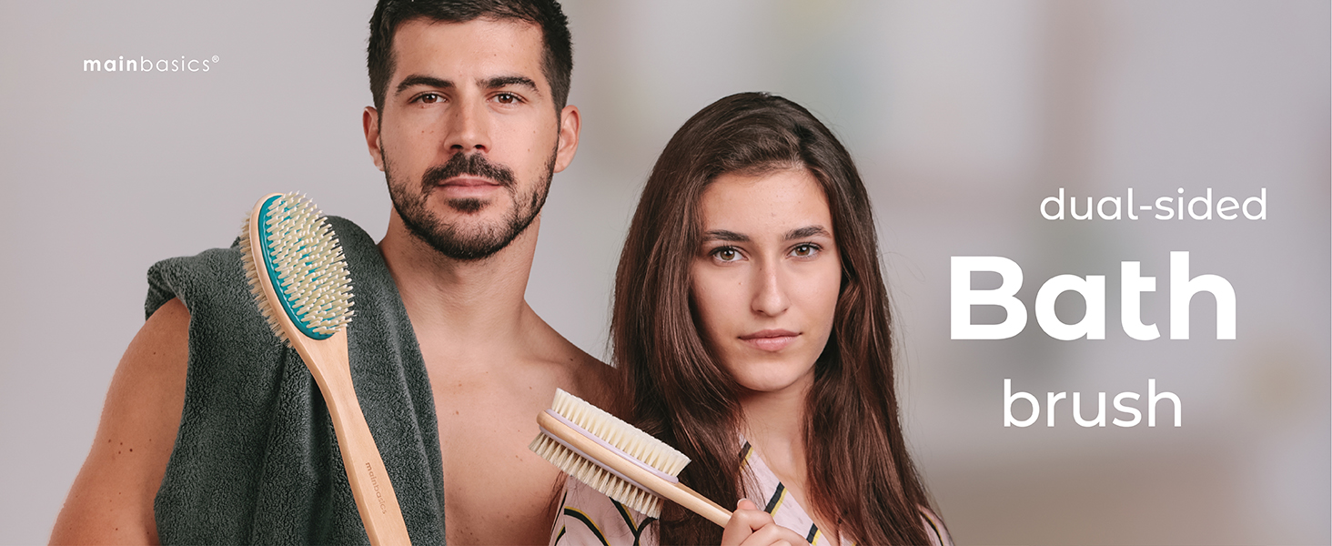 shower brush bath brush body brush dual sided