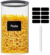 Spreccio Flour Sugar Storage Containers, 1-Gallon(4.2Qt) Cereal Containers Storage with Airtight ...