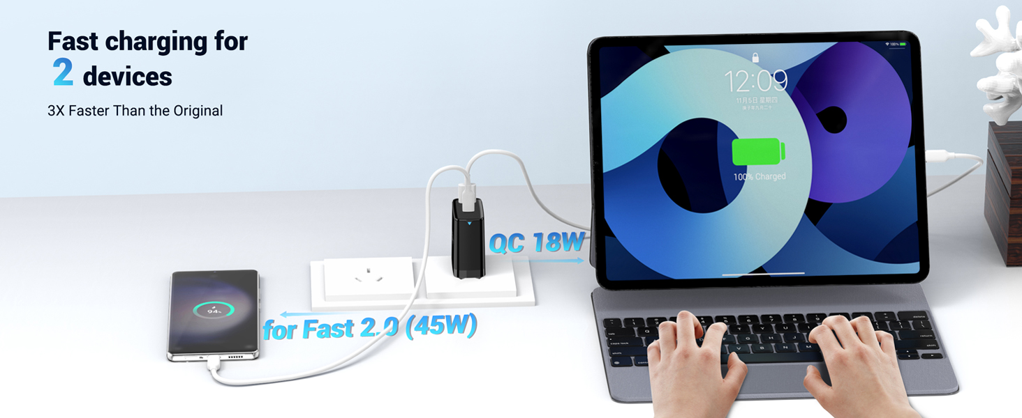 laptops and accessories phone charger block fast charging block