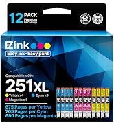E-Z Ink Compatible Ink Cartridge Replacement for Canon CLI-251XL CLI 251 to use with PIXMA MX922 ...