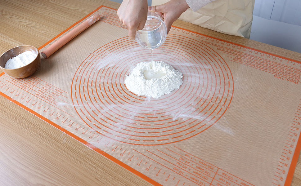 silicone baking mat pastry mat dough mat baking mat large silicone mat fandont mat pie mat piza mat