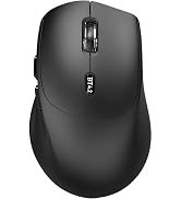 Bluetooth Mouse, Ergonomic Wireless Mouse for Medium to Large Sized Right Hands, Without USB Rece...