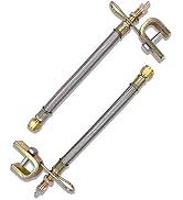 CKAuto 2 pcs 7"/180mm Metal Valve Stem Extenders | Universal Valve Stem Extensions Made of EPDM R...