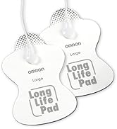 Omron Large Long Life Pads for TENS Unit (PMLLPAD-L), 1 Pair