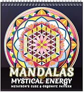 FUNLAVIE Adult Coloring Book - Sacred Geometry Mandala Coloring Books for Adults Relaxation and S...