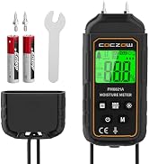 Moisture Meter, Moisture Meter with Battery and LCD Display, Suitable for Quickly determining the...