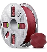 MarsWork Matte Burgundy PLA Filament with Quick-Swap Reusable Spool 1kg (2.2lbs), 1.75mm 3D Print...