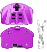 QUNREDA Modular Battery Built-in 3.7V 500mAh 14500 Rechargeable Li-Ion Battery with USB-C Chargin...
