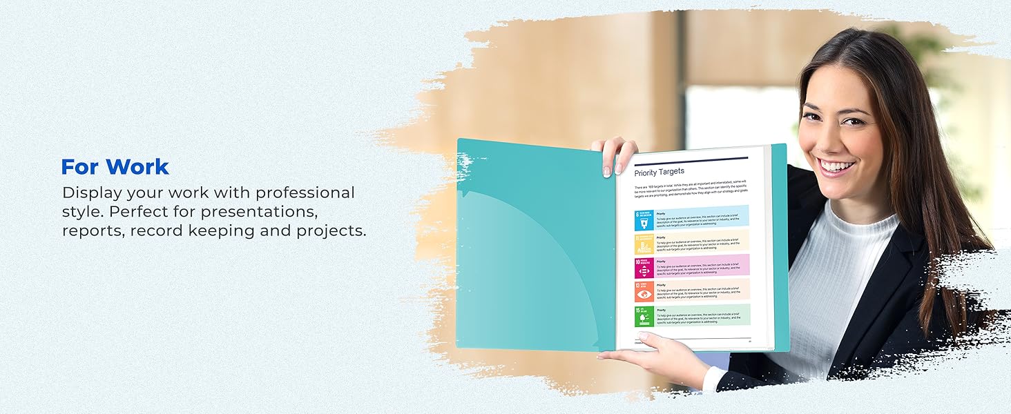 Dunwell Presentation Book 9x12 V - For Work