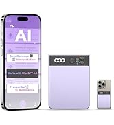 OEQ AI Smart Recorder with Simultaneous Interpretation & Real-timeTranscription,64GB AI Speech Pr...