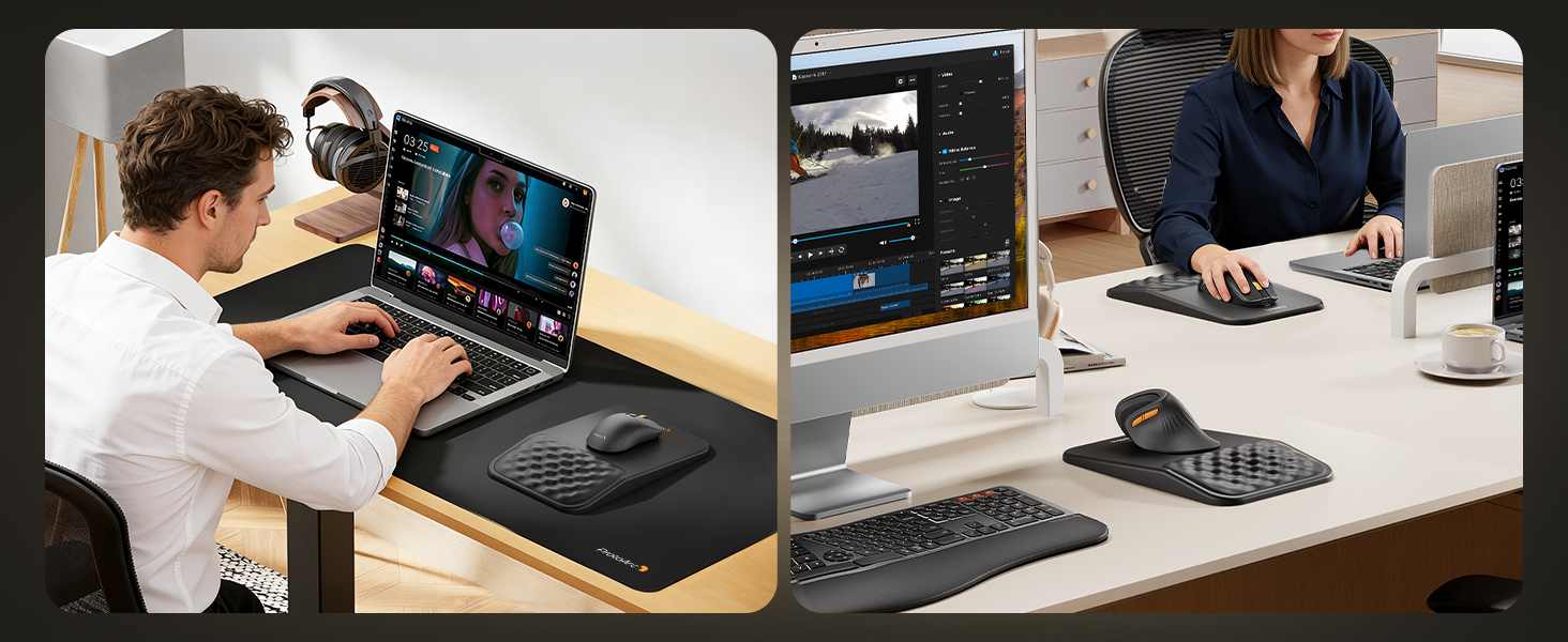 ergonomic mouse pad