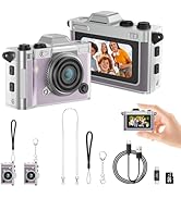 Dienspeak Portable Mini Digital Camera, Small Keychain Retro Camera for Kids Adults, Tiny Pocket ...