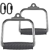Kipika D Handle Cable Attachment, Cable Machine Handles, Heavy Duty D-Handle with Non-Slip Comfor...