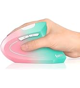 Lekvey Ergonomic Mouse, Vertical Wireless Mouse, Rechargeable 2.4G Optical Carpal Tunnel Mice wit...