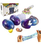 ESSENSON Easter Eggs Soft Slime Scented Stress Relief Toy Galaxy Slime for Boys Girls Easter Bask...