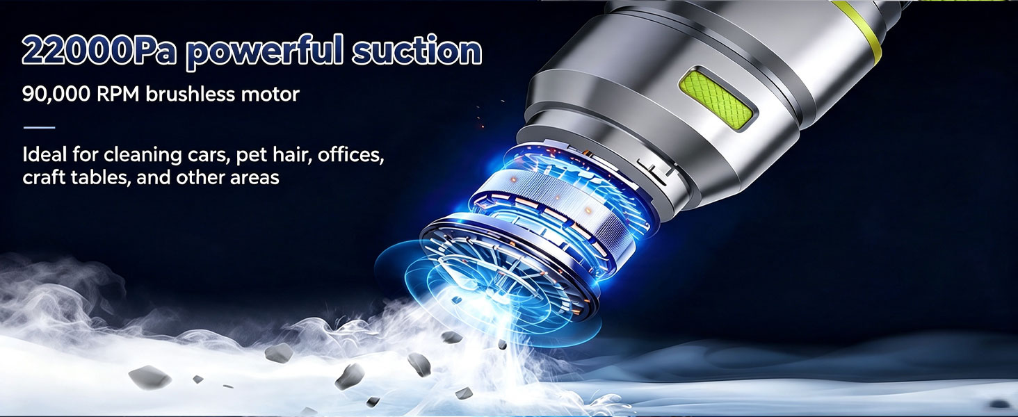 22000PA Suction handheld vacuum