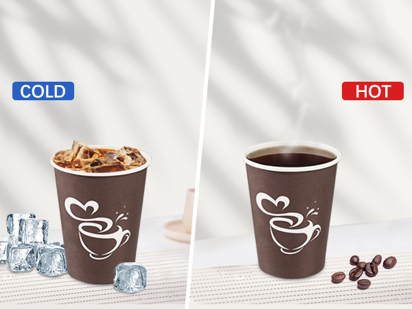 paper cups for hot or cold beverage