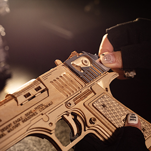 N009 MU Wooden Puzzle for Adult Desert Eagle Wood Gun Building