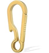 PJYTAC Titanium Carabiner Keychain Clip Small Carabiner Clips Heavy Duty Key Holder Anti-Lost Qui...