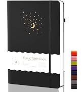 CAGIE Lined Journal Notebook for Work, 196 Pages, 5.7
