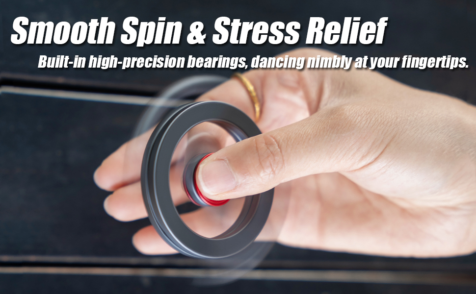 MagSafe 2-in-1 Magnetic Phone Stand: Foldable Fidget Spinner for Stress Relief