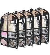 Syeeiex Clear Dance Costume Garment Bag with 3