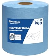 Synvicovan Multi-purpose Industrial Cleanroom Wipes, Lint-Free Jumbo Roll Cleaning Wipes, High Ab...