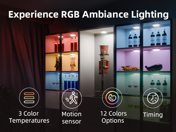 puck lights with remote