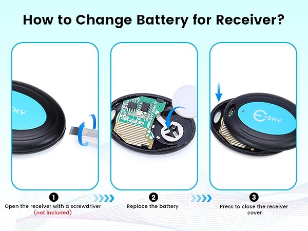 Esky Key Finder Locator with Sound, 85dB Item Trackers with 131ft Range Beeper Tags