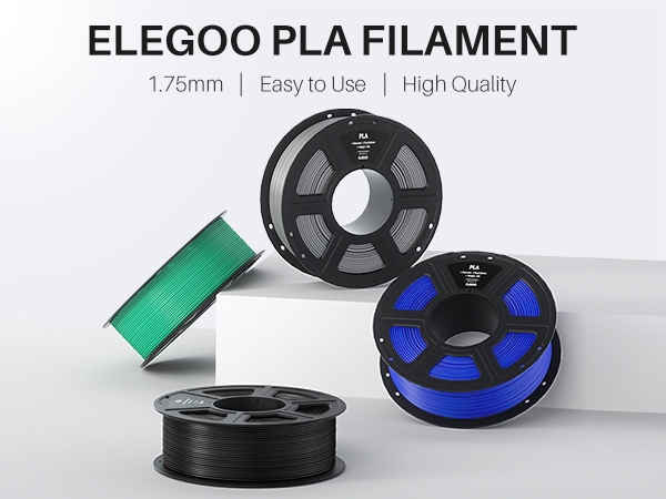 ELEGOO PLA 3d printer filament 1.75mm plastic spool
