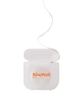 RiseWell Scrubby Floss - Natural PFAS Free Floss - Dentist Designed Xylitol Floss, Hydroxyapatite...