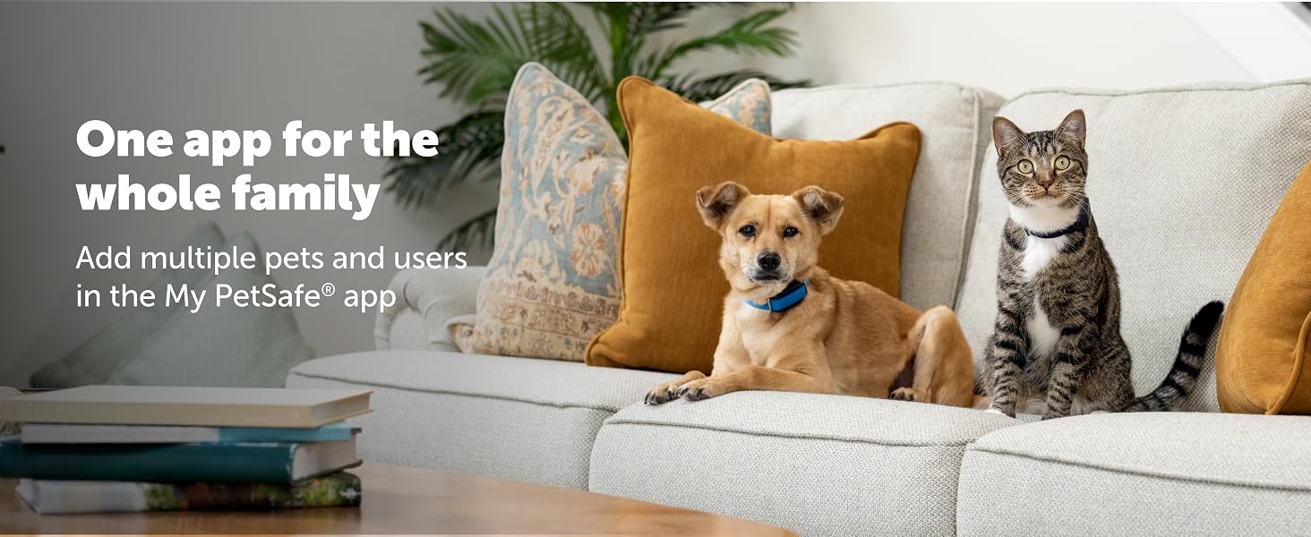 Add multiple pets and users in the My PetSafe app