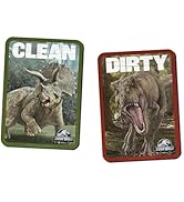 GAMAGO Jurassic World Dishwasher Magnet - Dinosaur Themed Double Sided Clean Dirty Magnet Sign In...