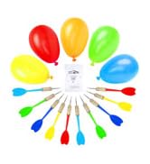 LovesTown Carnival Games Darts Balloons, 500Pcs Circus Decorations Christmas Balloons Water Ballo...