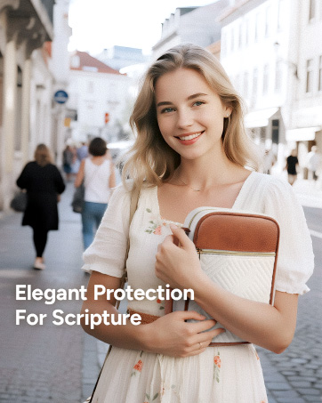 Vegan Leather Bible Cover