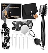 Wynaura 15PCS Golf Accessories Kit - Include Golf Club Cleaner Brush with Groove Cleaner Tool, Go...
