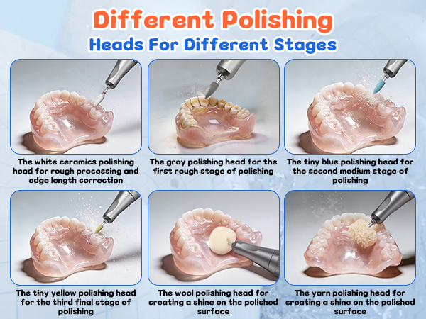 dentach repair dental dentist polisher kit denture reliner