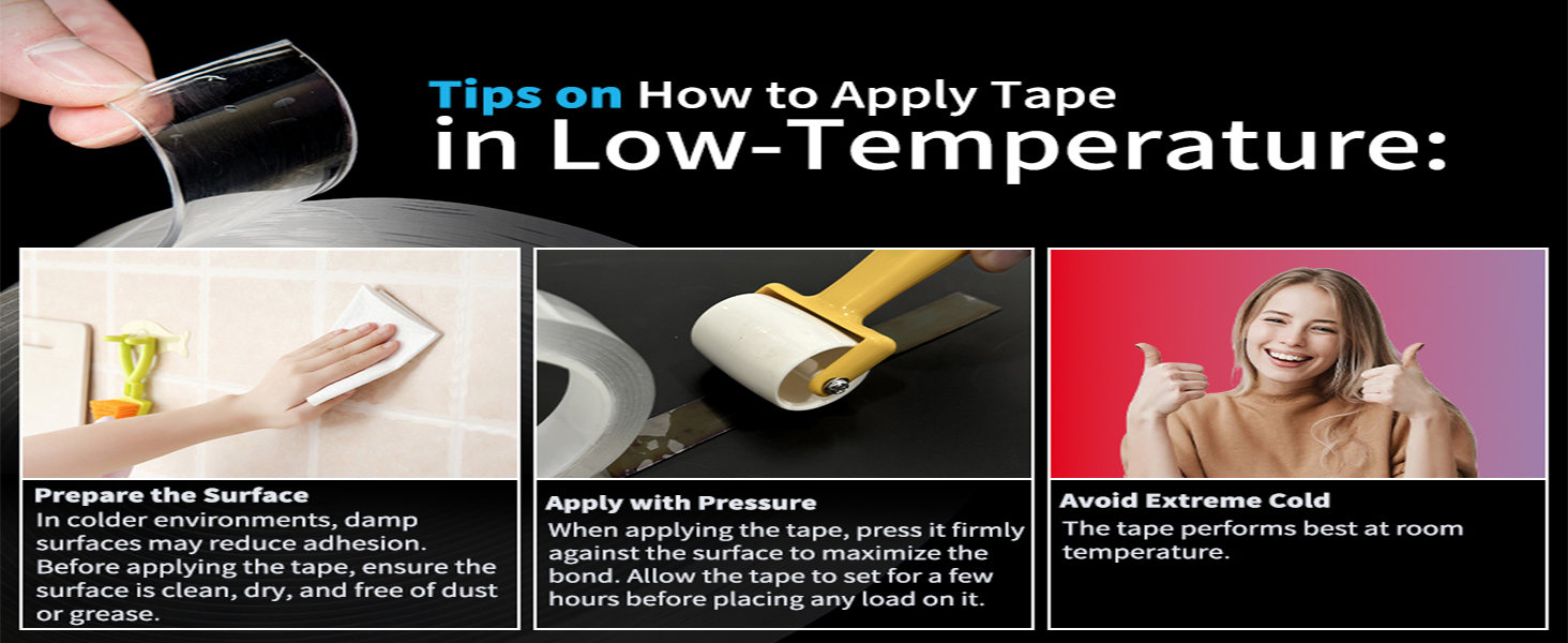 Art3d Double-Sided Tape (10FT) Mounting Tape, Multipurpose Removable Adhesive Foam Tape