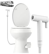 Terapaton RV Bidet Sprayer – All Metal, RV Handheld Bidet with Water Hose & RV Fitting, Wall-Moun...