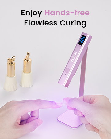 Hands-free uv nail light