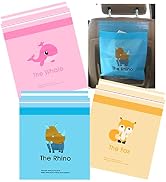 54pcs Car Trash Bags Easy Stick-On Disposable Portable Car Garbage Bags, Waterproof Leak Proof Ba...