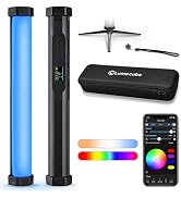 Lume Cube RGB Tube Light Mini for Photo & Video | RGBWW Full Color Tube Light | Bluetooth App Con...